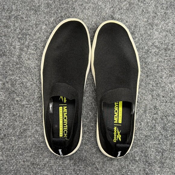 Reebok Onlux Slip On Shoes Women's 7.5 Black Athletic Stretch Comfort Sneakers - Picture 8 of 12